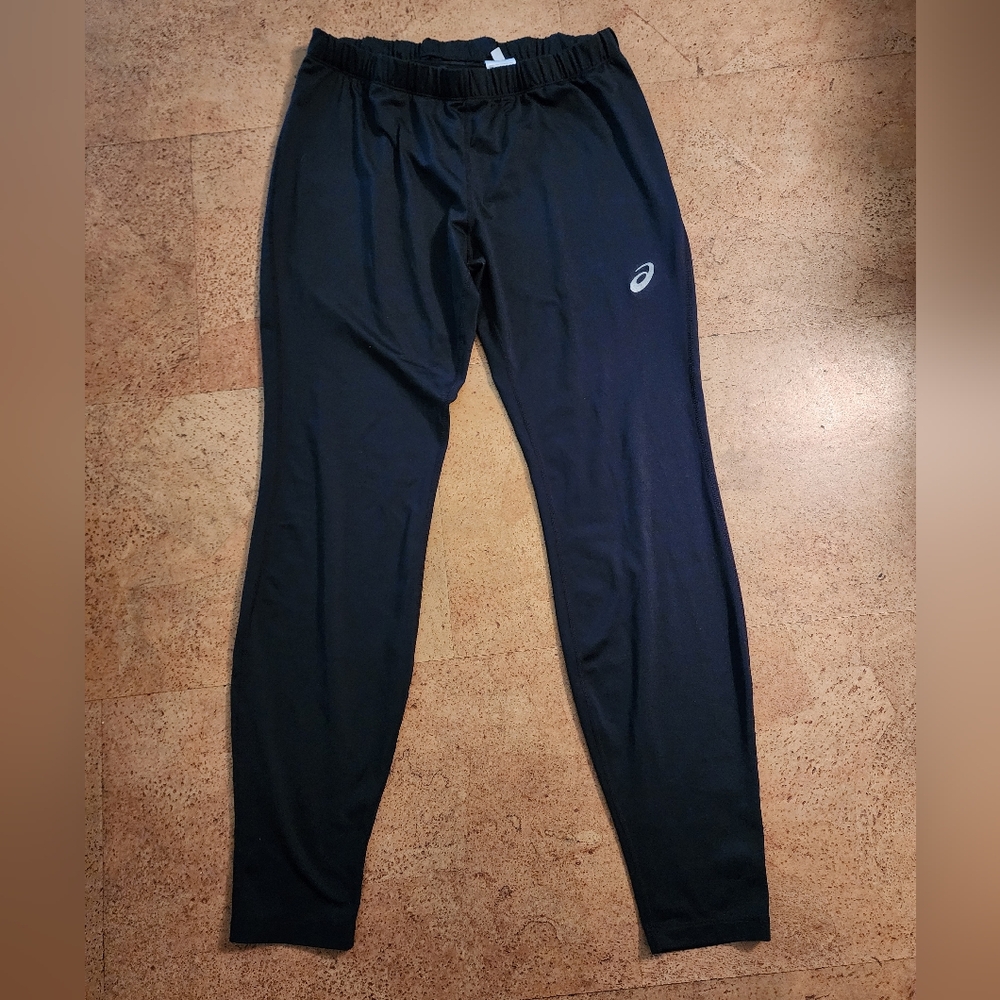 Asics Black Leggings Men's / Woman's XL Great Condition